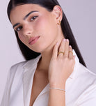 Tennis Bracelet in 18k Gold Plating on 925 Silver - Ash & Harry