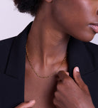 Paperclip Necklace in 18k Gold Plating on 925 Silver - Ash & Harry