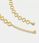 Aura Hearts Necklace in Gold - Ash & Harry