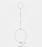 Aurora Line Hand chain in Silver With High Quality Simulated Diamonds - Ash & Harry