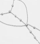 Boho Lines Hand Chain in Silver With High Quality Simulated Diamonds - Ash & Harry