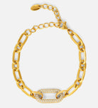 Bold Crystal Link Bracelet - Ash & Harry