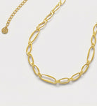 Bold Paperclip Link Necklace in Gold - Ash & Harry