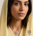 Canary Bloom Pendant in 925 Silver with High Quality Simulated White and Crafted Canary Diamond - Ash & Harry