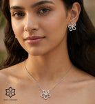 Canary Bloom Set in Silver - 2 Items - Ash & Harry