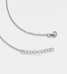 Canary Rose Glow Necklace in 925 Silver with White and Crafted Canary Simulated Diamonds - Ash & Harry