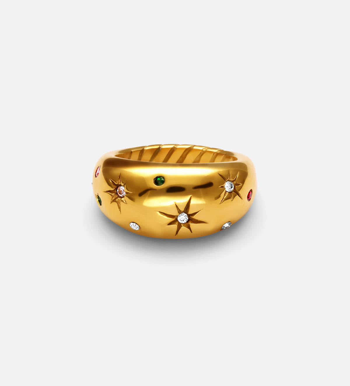 Celestial Starburst Dome Ring - Ash & Harry