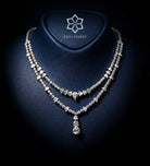 Celine Pure White Luxury Bridal Full Set in High Quality Simulated Diamonds Rhodium Plated - Ash & Harry