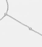 Crystal Link Hand Chain in Silver With High Quality Simulated Diamonds - Ash & Harry