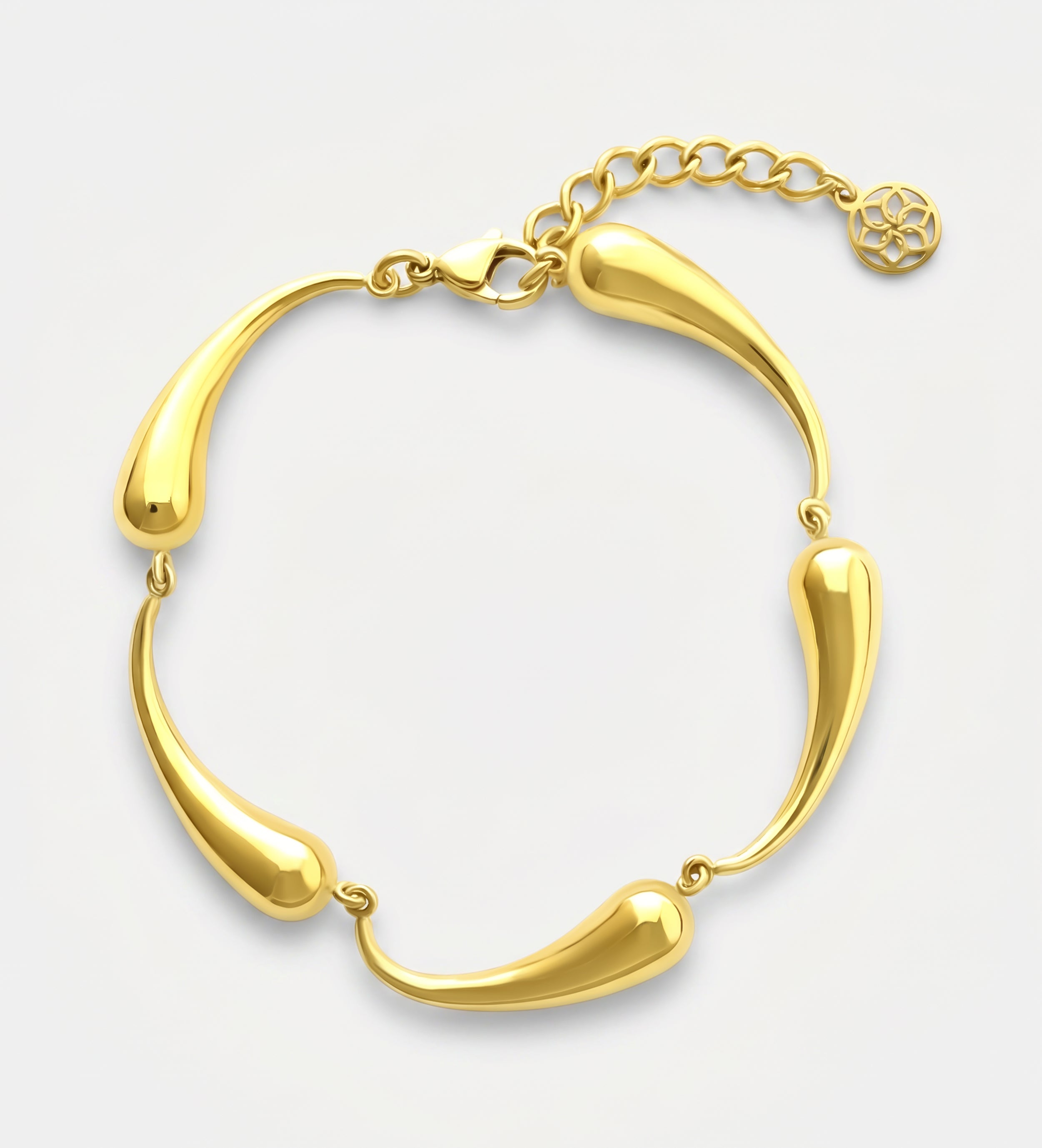 Dew Drop Chain Bracelet in Gold - Ash & Harry