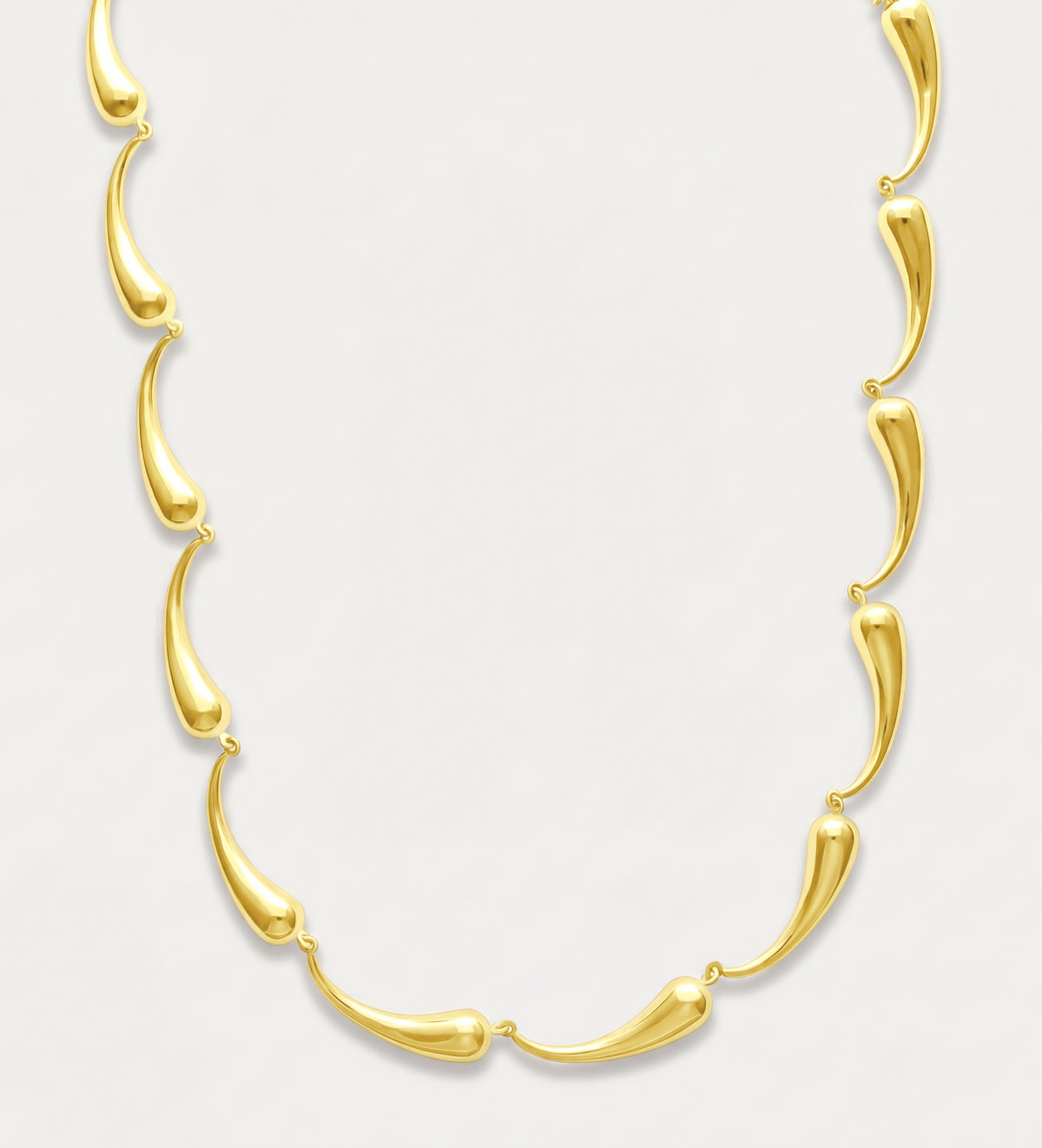 Dew Drop Chain Necklace in Gold - Ash & Harry