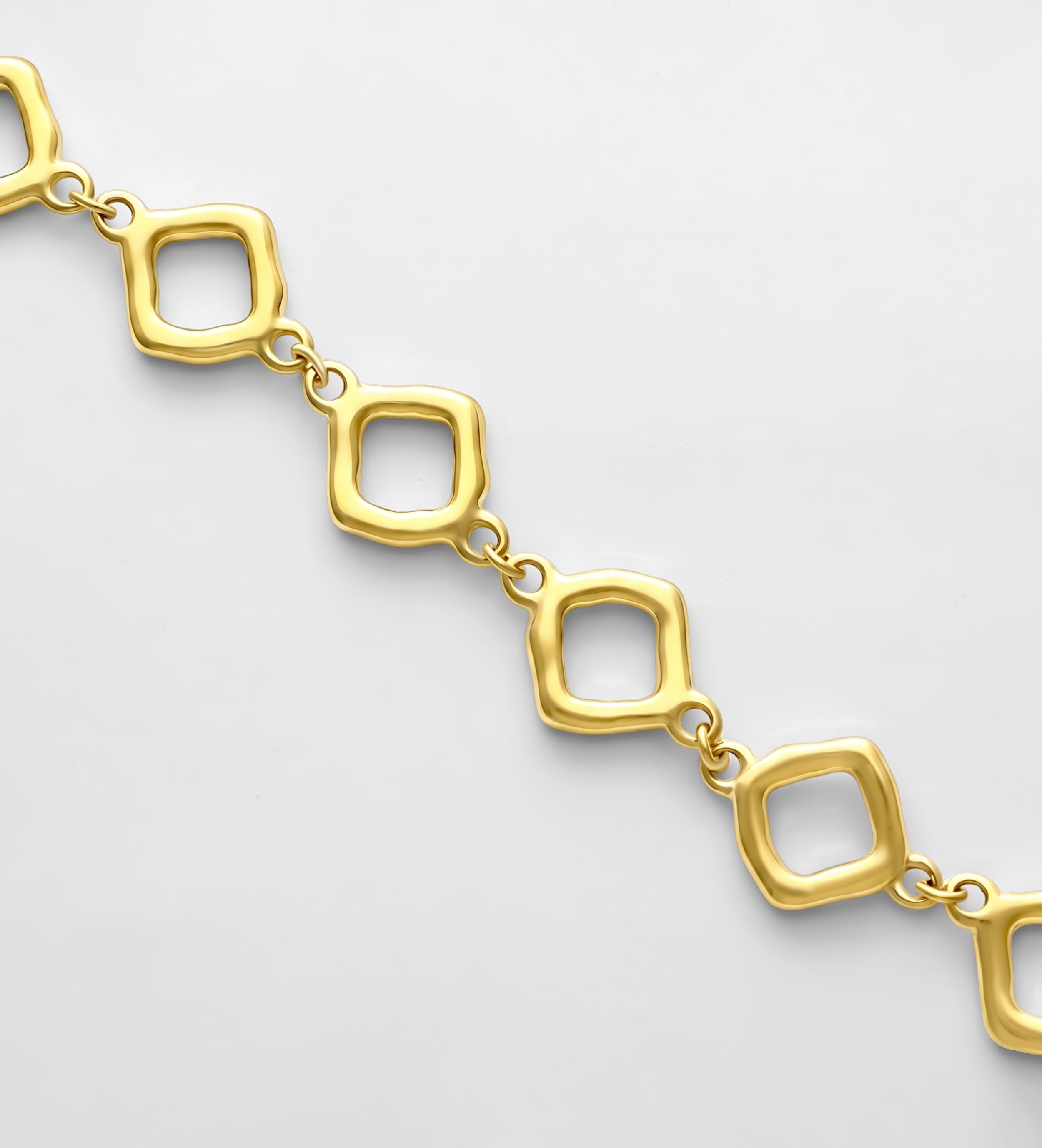 Diamond Everlink Bracelet in Gold - Ash & Harry