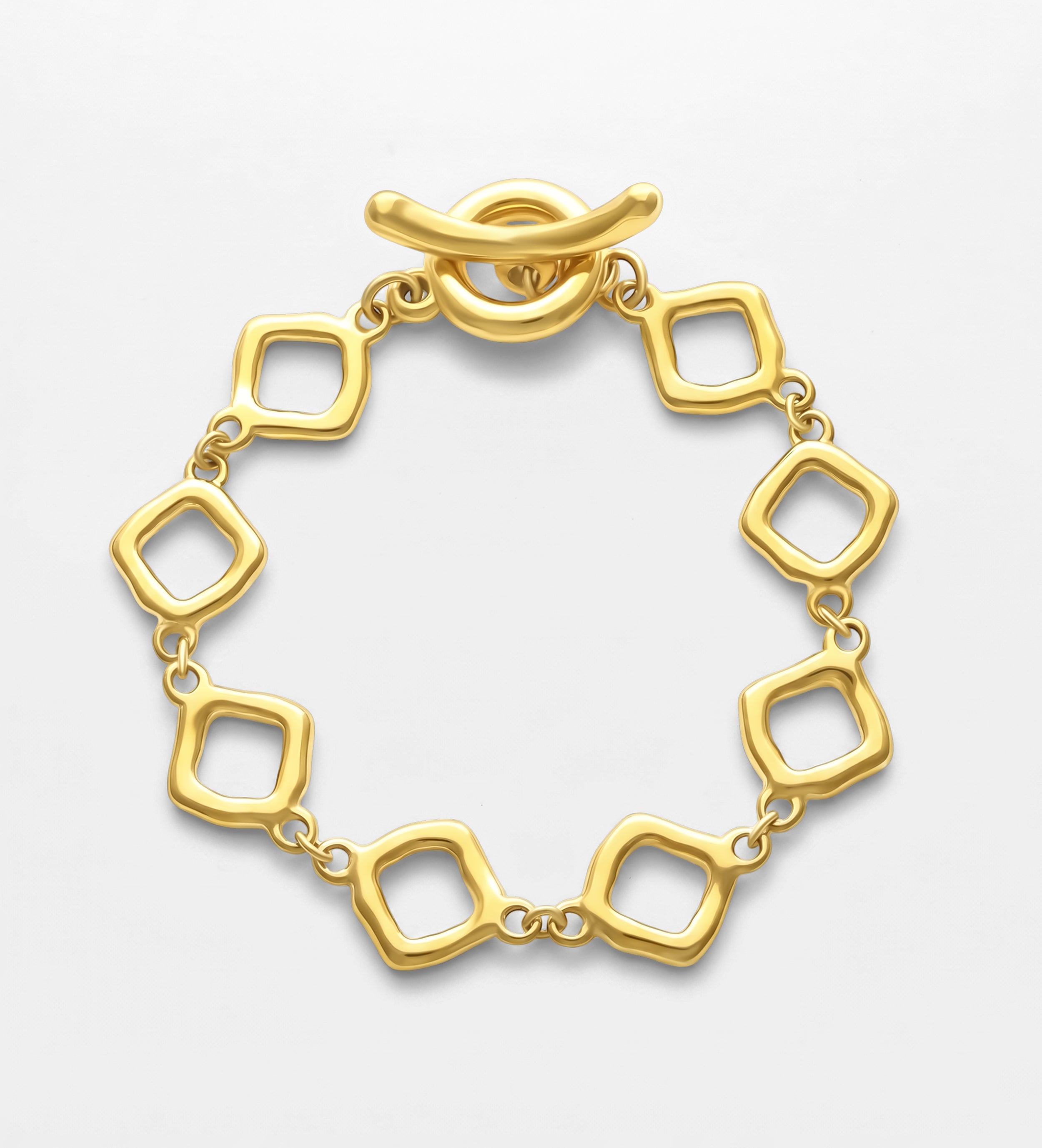 Diamond Everlink Bracelet in Gold - Ash & Harry