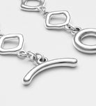 Diamond Everlink Bracelet in Silver - Ash & Harry