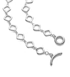 Diamond Everlink Necklace in Silver - Ash & Harry