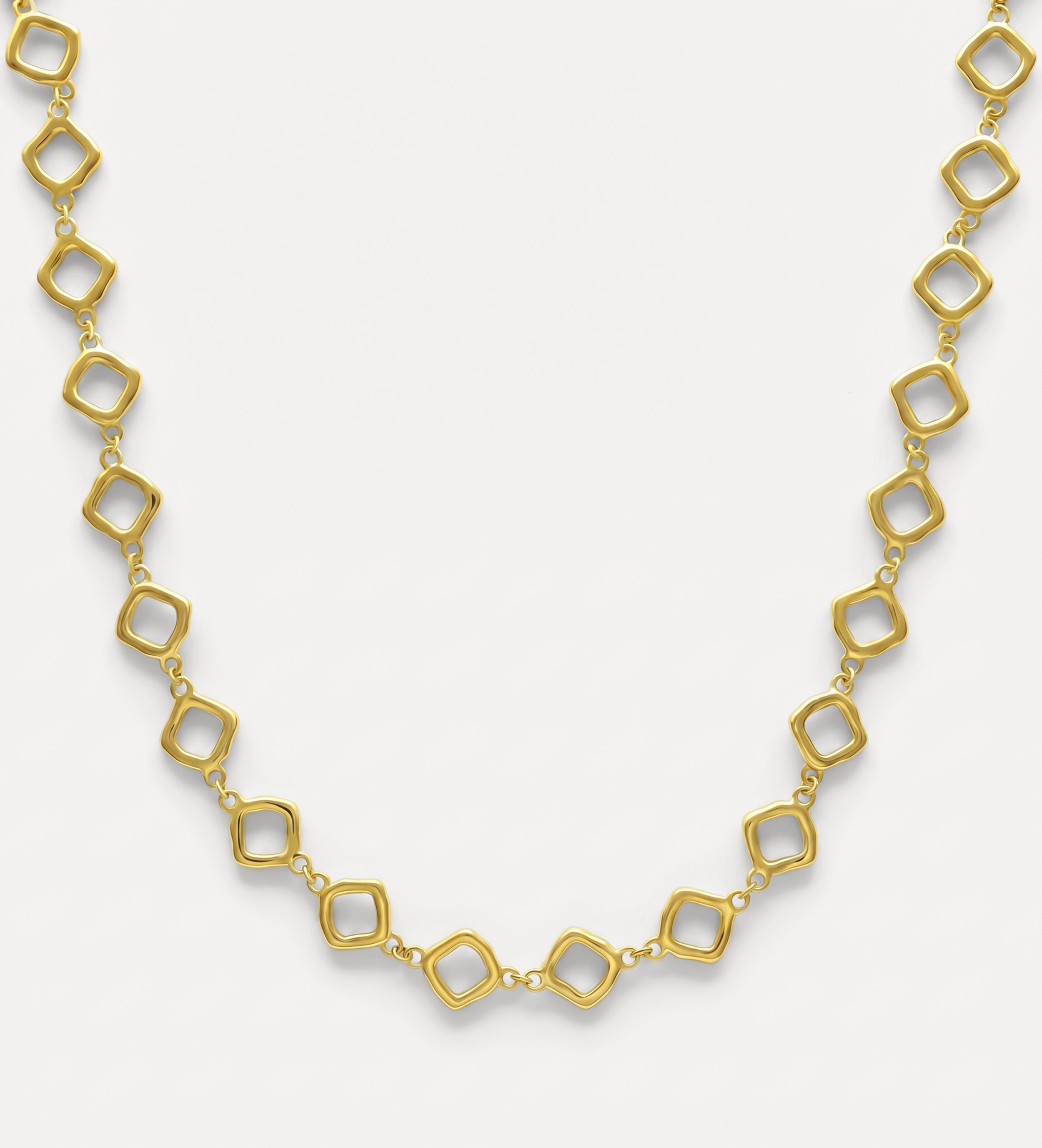 Diamond Everlink Necklace in Gold - Ash & Harry