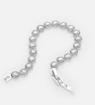 Disc Halo Tennis Bracelet With High Quality Simulated Diamonds - Ash & Harry
