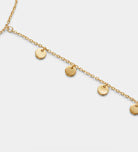 Disc Trail Hand Chain in Gold - Ash & Harry