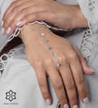 Disc Trail Hand Chain in Silver - Ash & Harry