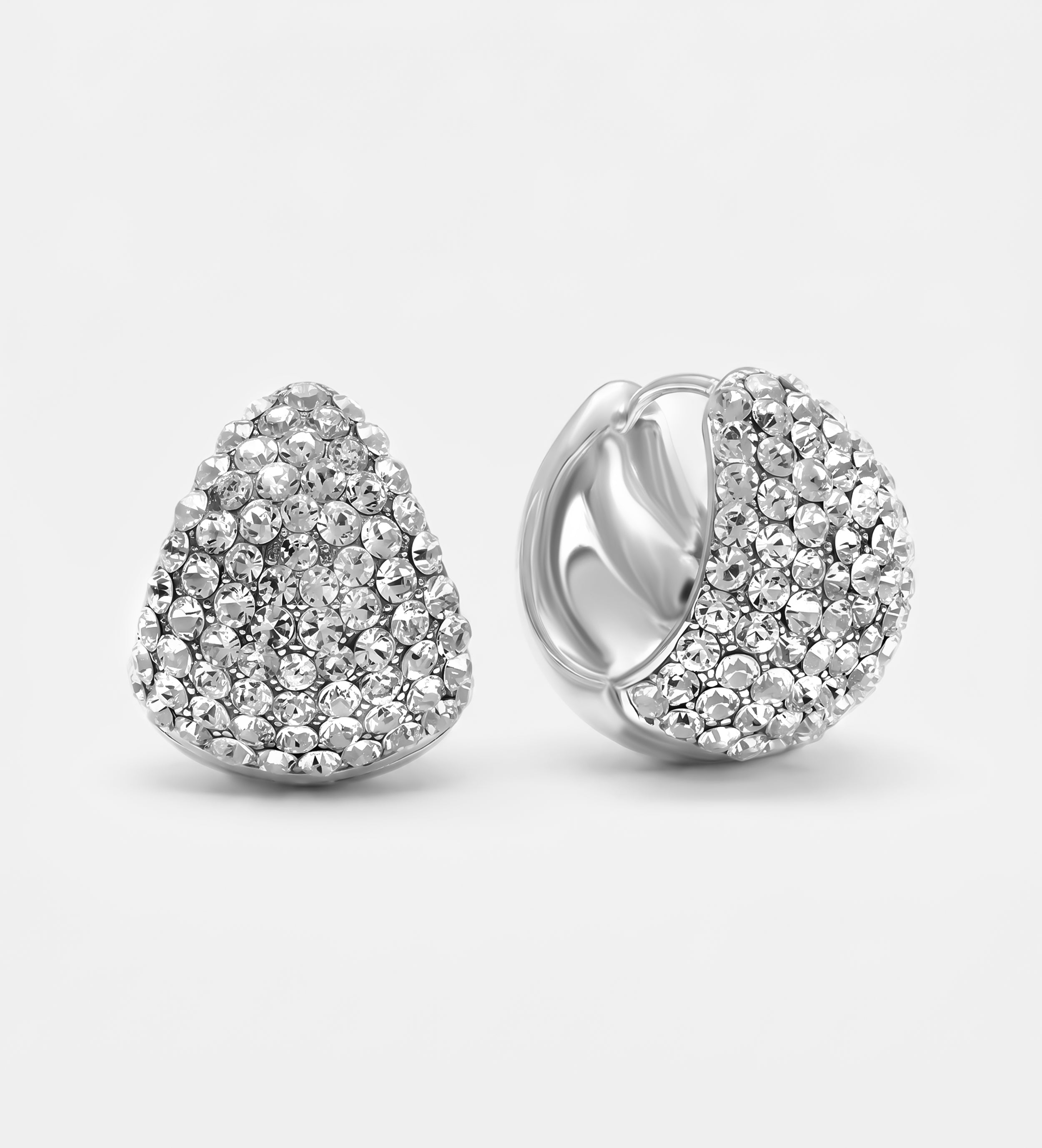 Disco Ball Earrings With High Quality Simulated Diamonds - Ash & Harry