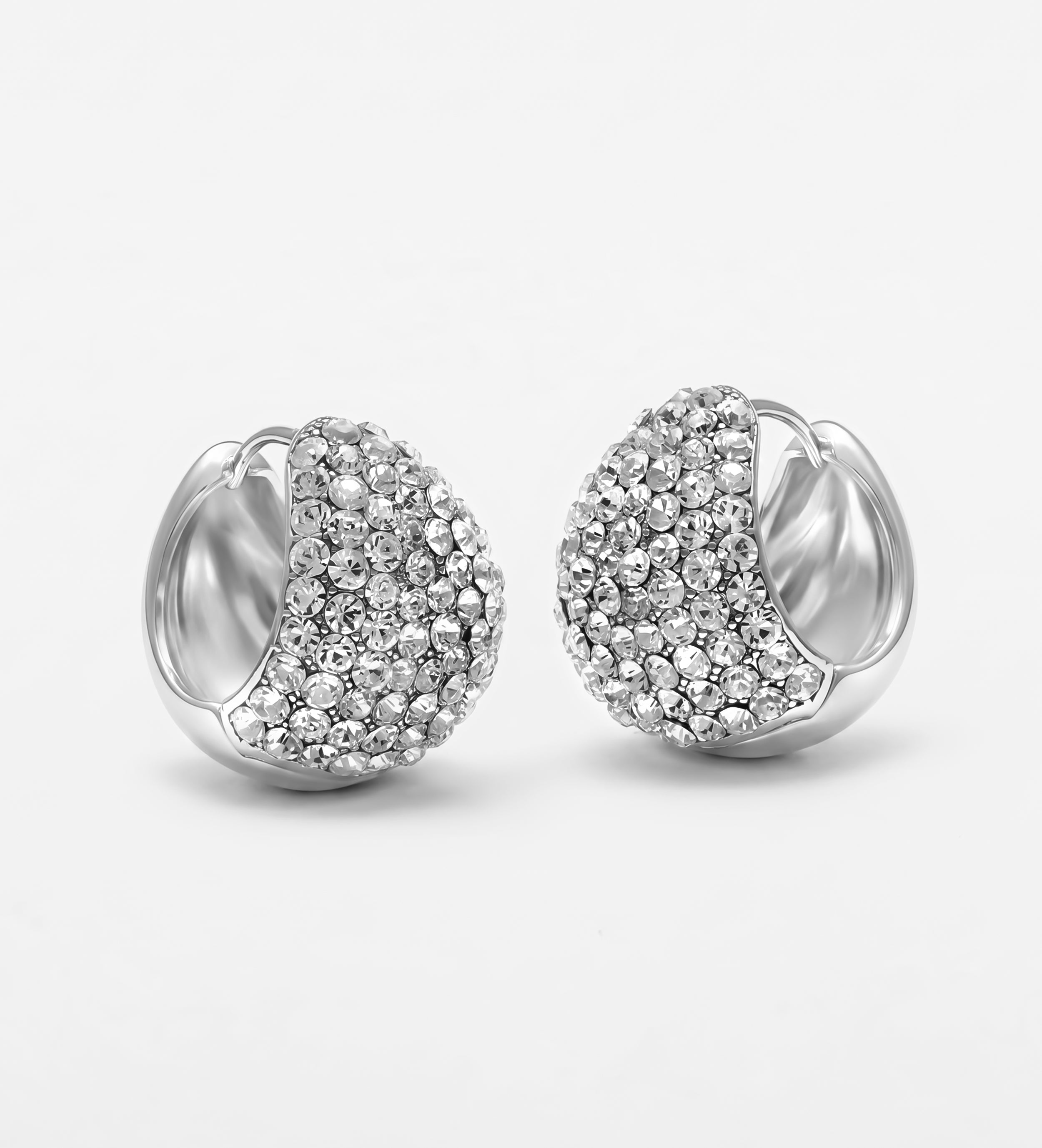 Disco Ball Earrings With High Quality Simulated Diamonds - Ash & Harry