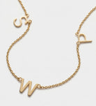 Eden Initial Necklace in 18K Gold Plating on 925 Silver - Ash & Harry