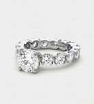 Eternal Solitaire Ring in 925 Silver with High Quality Simulated Diamonds - Ash & Harry