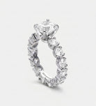 Eternal Solitaire Ring in 925 Silver with High Quality Simulated Diamonds - Ash & Harry