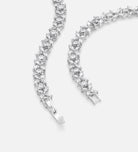 Floral Cluster Tennis Necklace - Ash & Harry