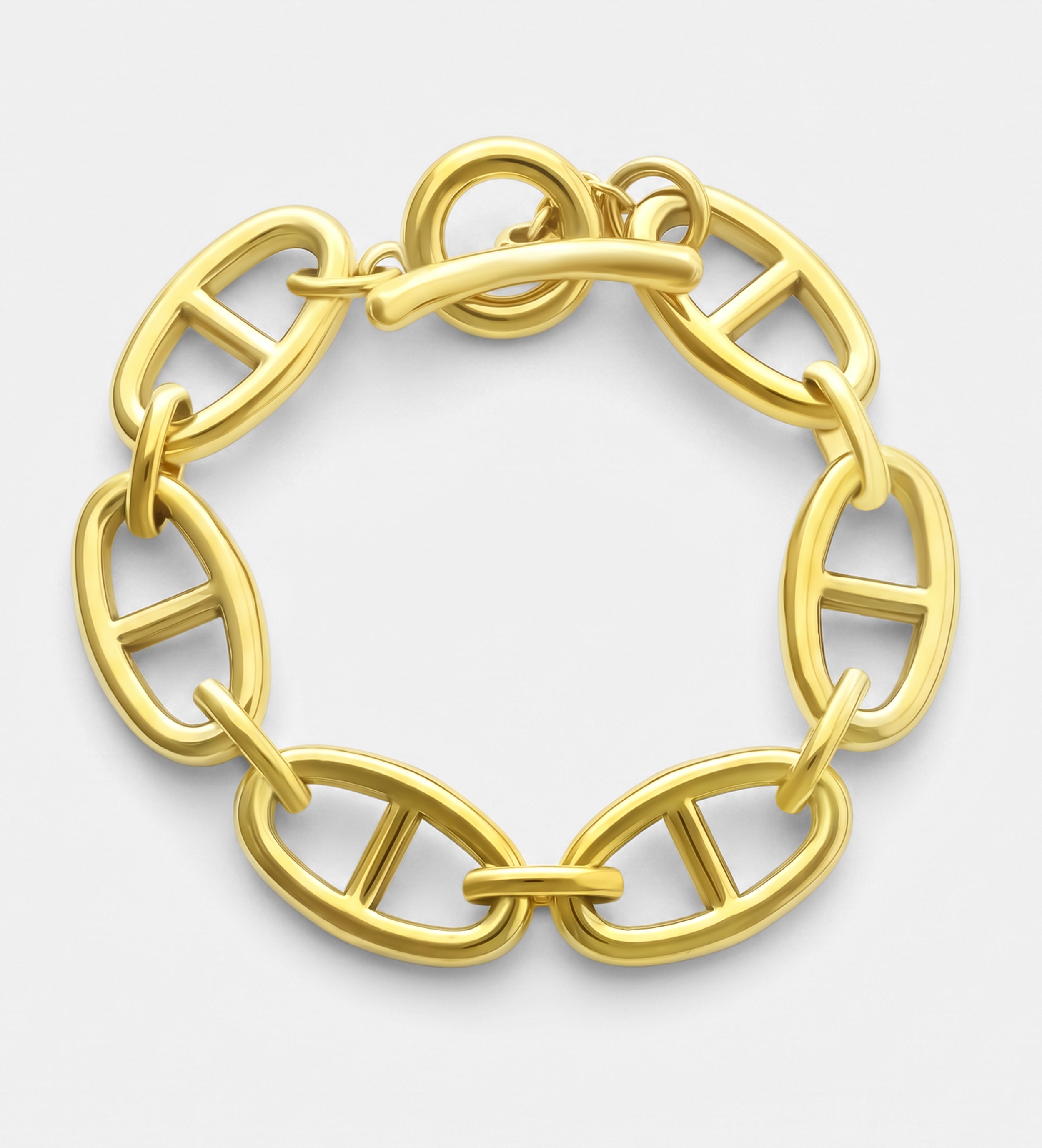 Gateway Chain Bracelet in Gold - Ash & Harry