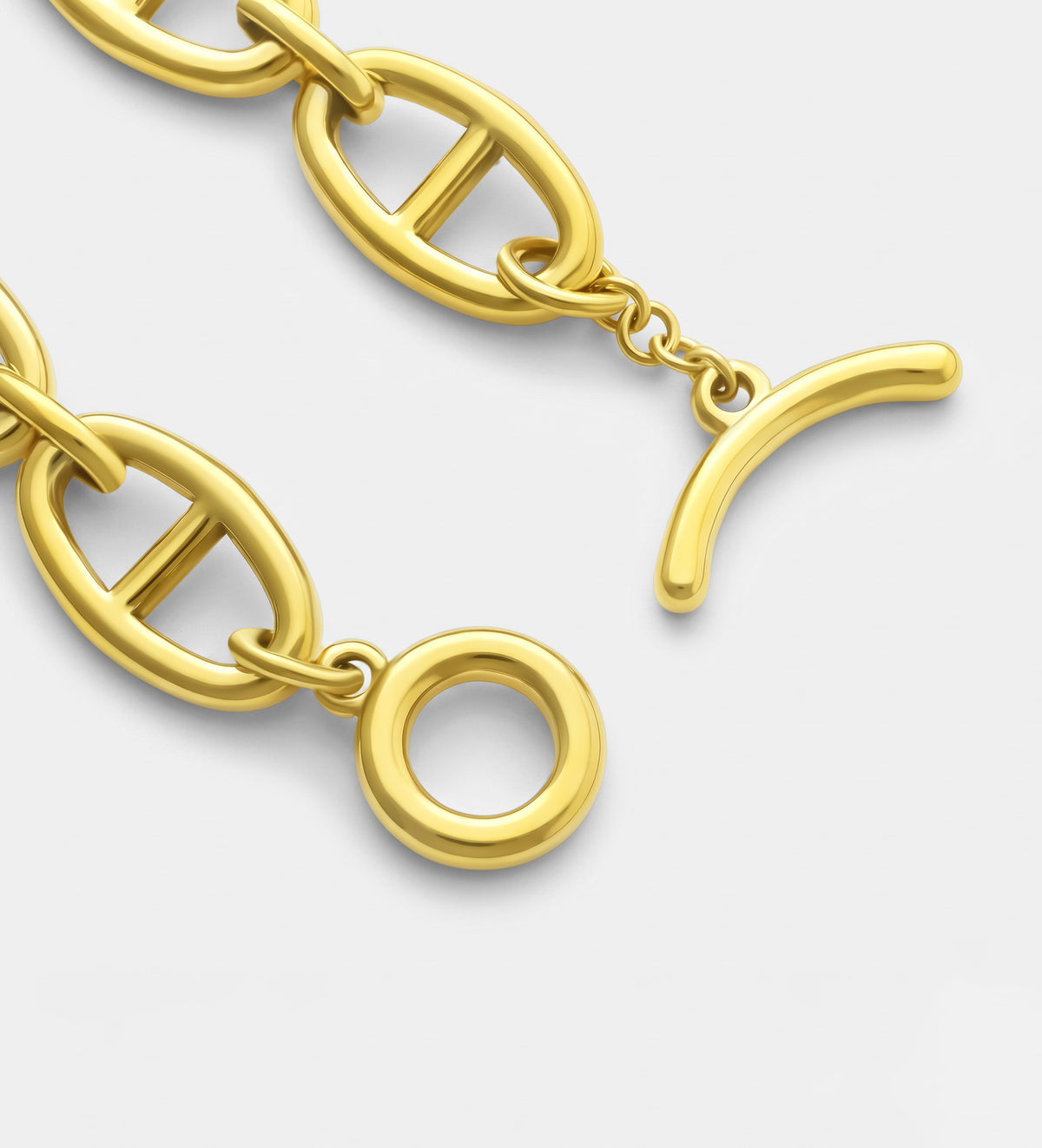 Gateway Chain Bracelet in Gold - Ash & Harry