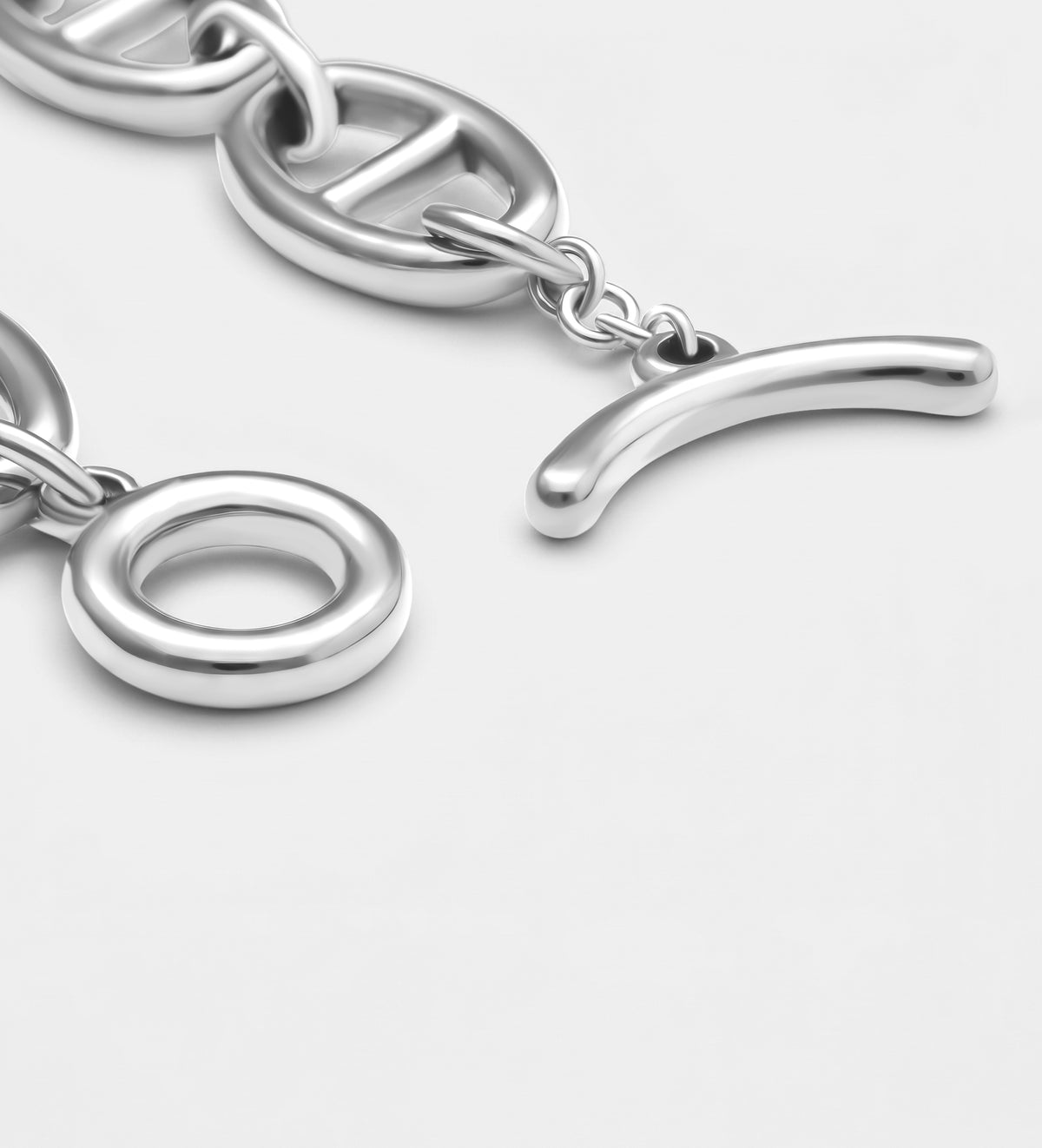 Gateway Chain Bracelet in Silver - Ash & Harry