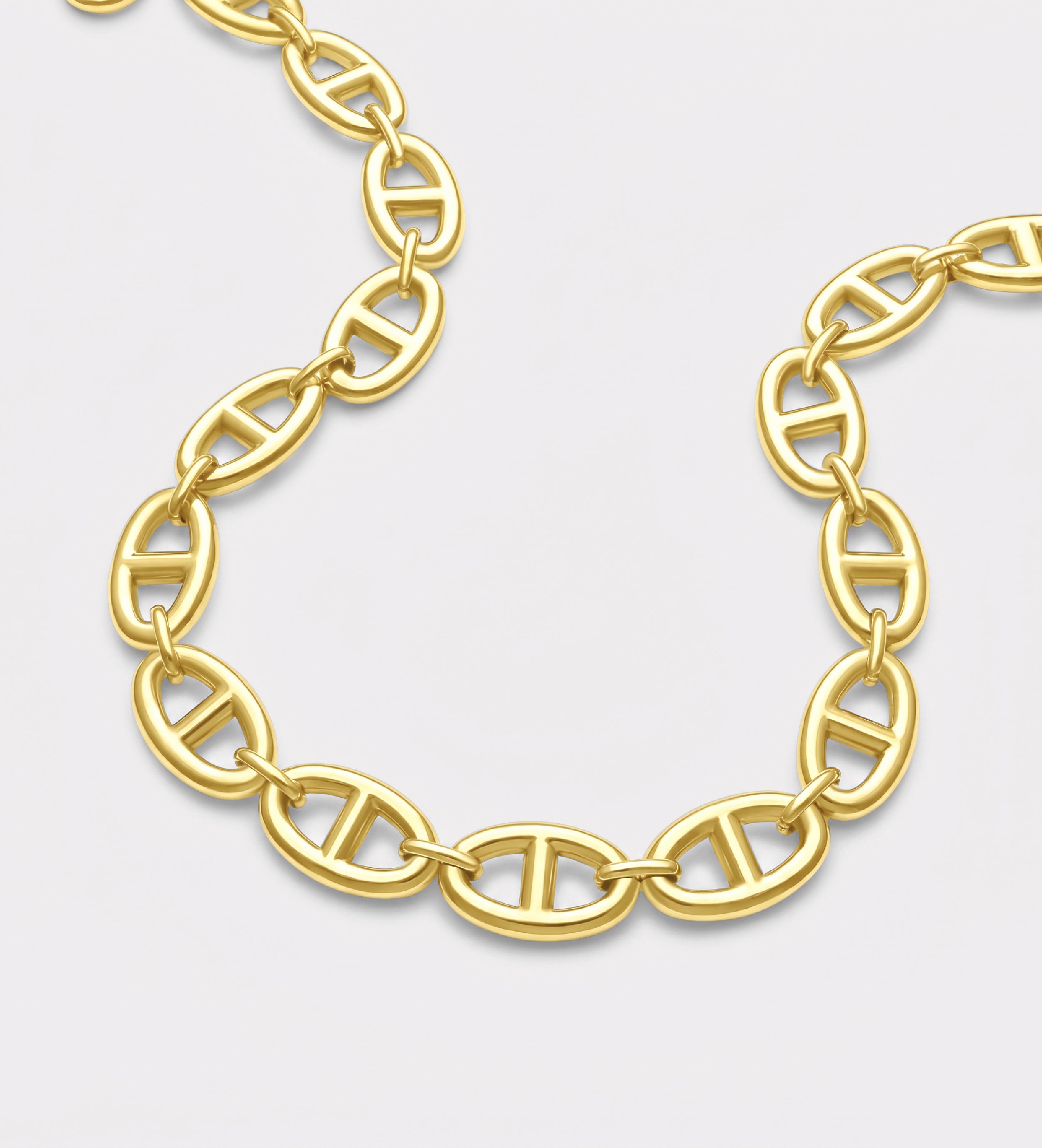 Gateway Chain Necklace in Gold - Ash & Harry