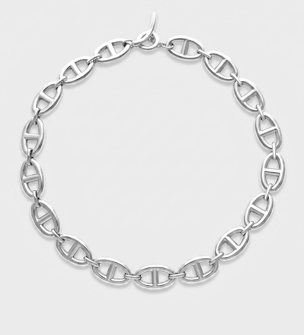 Gateway Chain Necklace in Silver - Ash & Harry