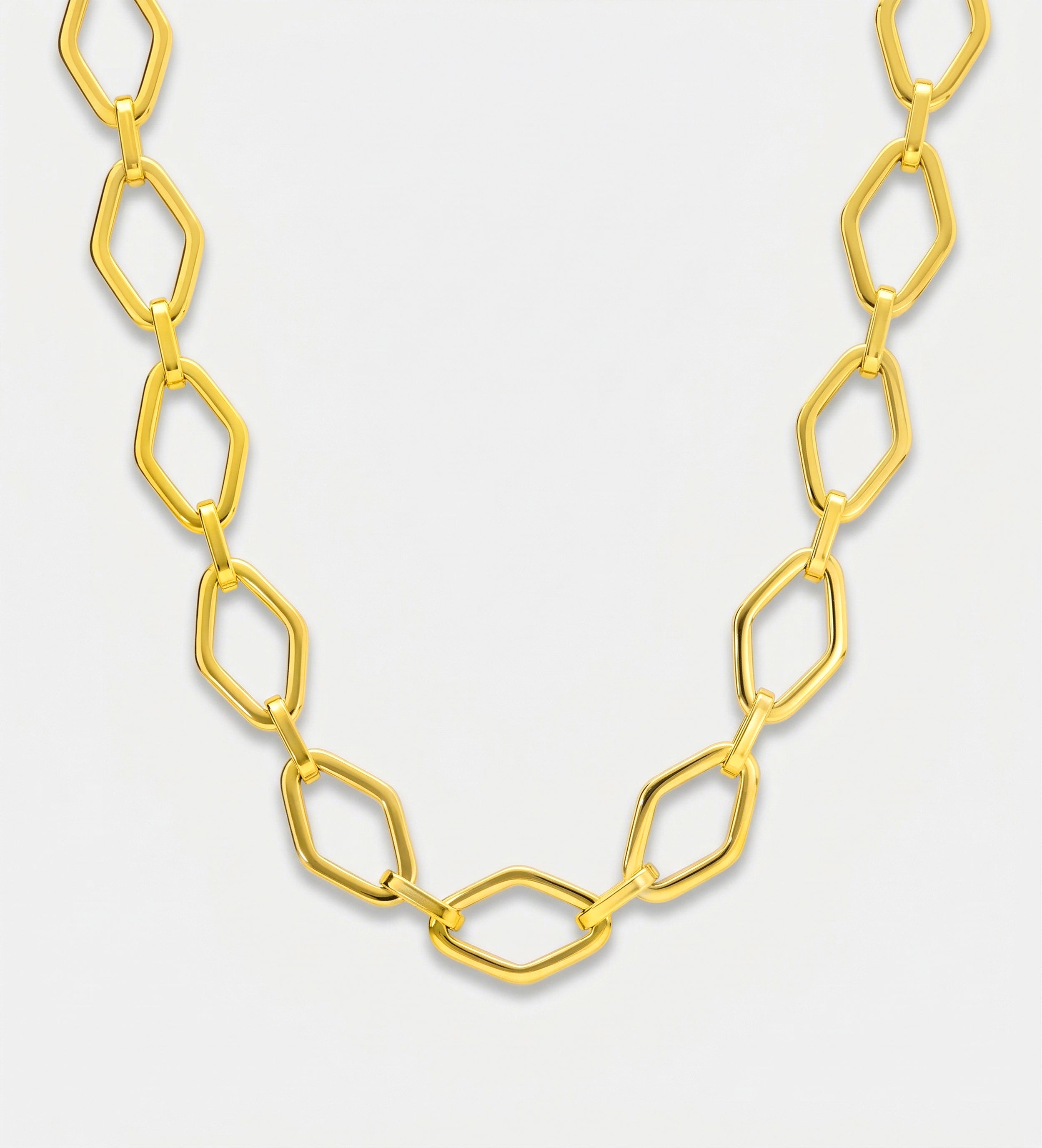 Geo Toggle Necklace in Gold - Ash & Harry