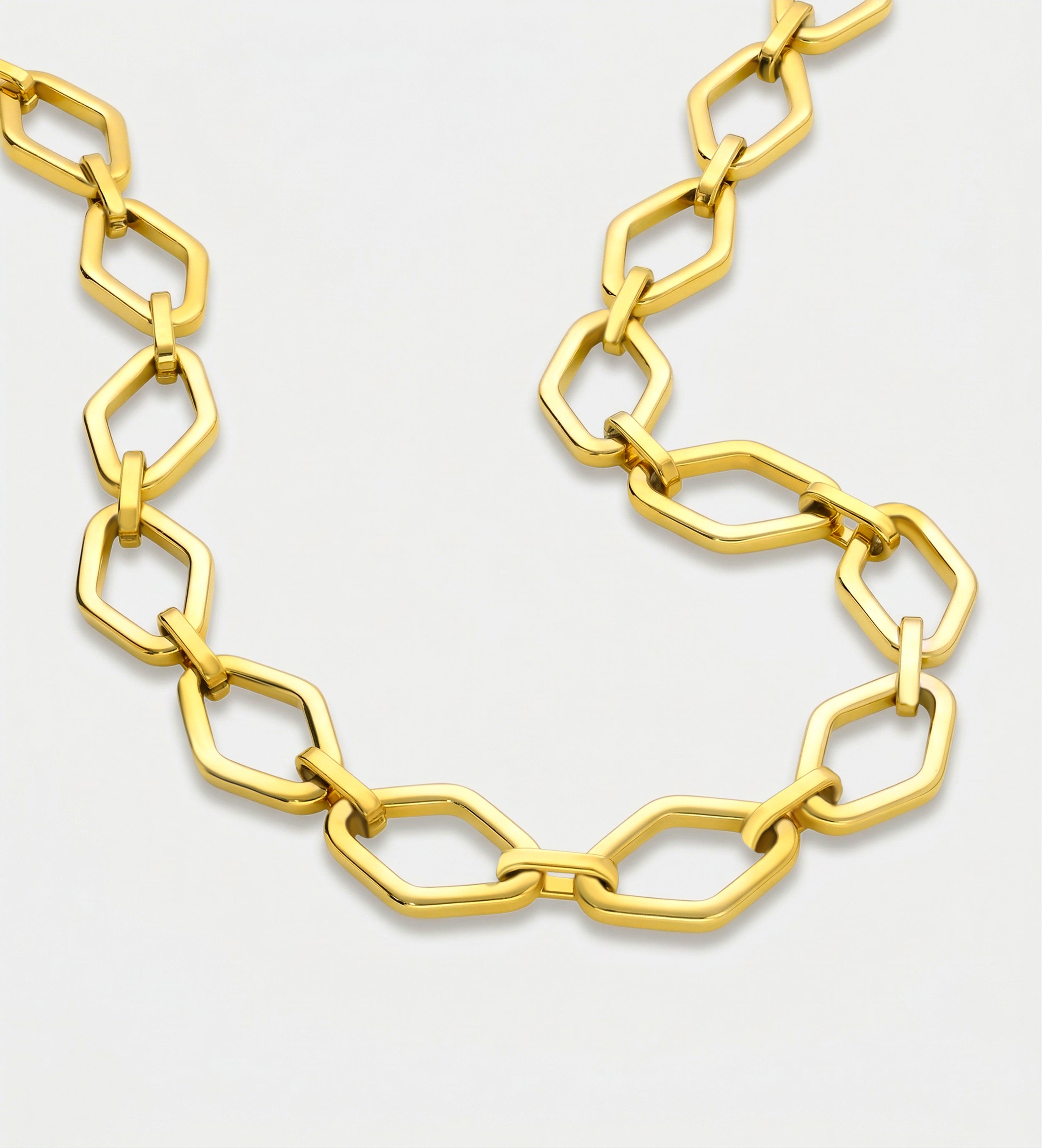 Geo Toggle Necklace in Gold - Ash & Harry