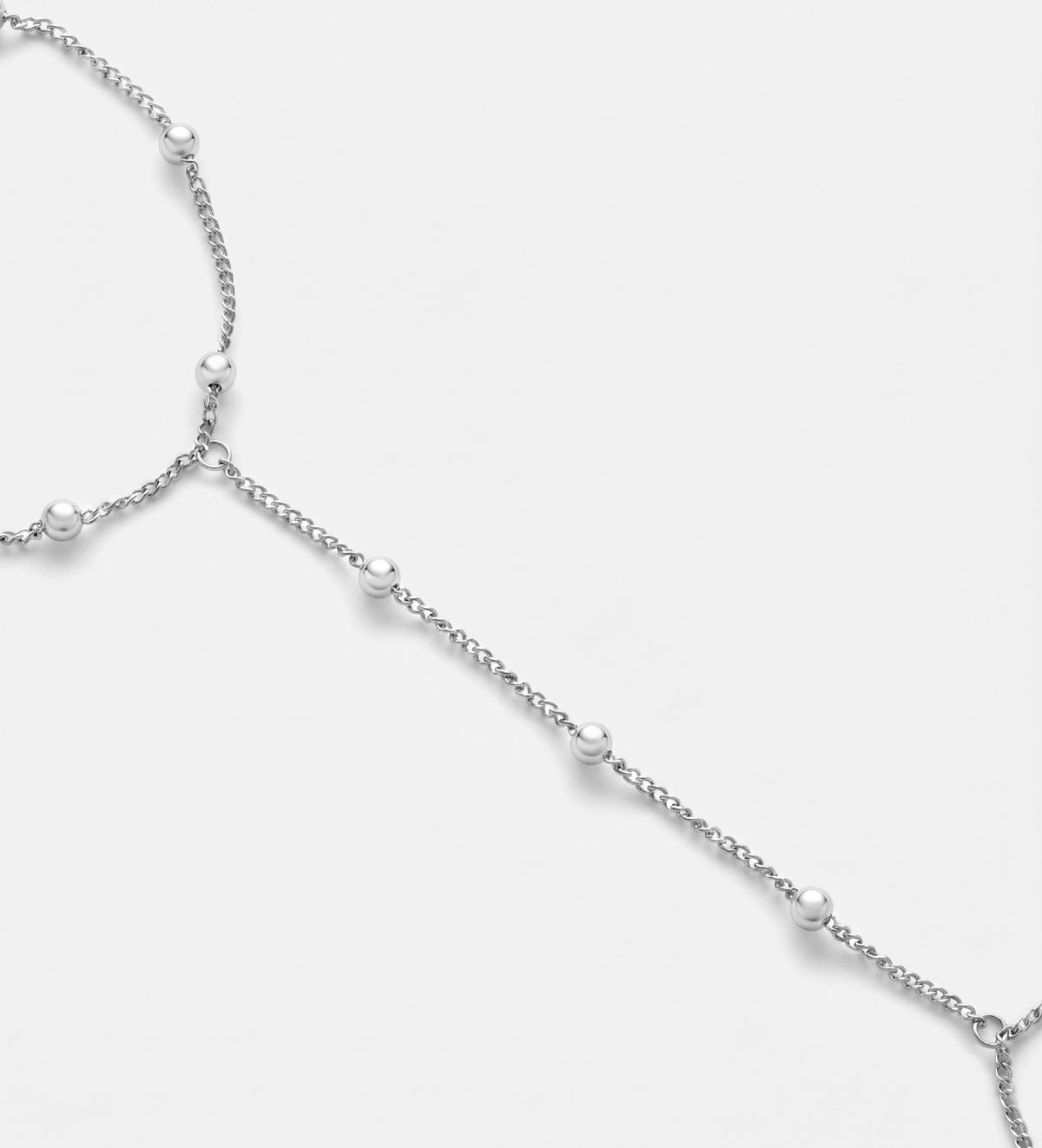 Silver Orb Hand Chain - Ash & Harry