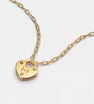 Heart Lock Necklace in 18K Gold Plating on 925 Silver - Ash & Harry