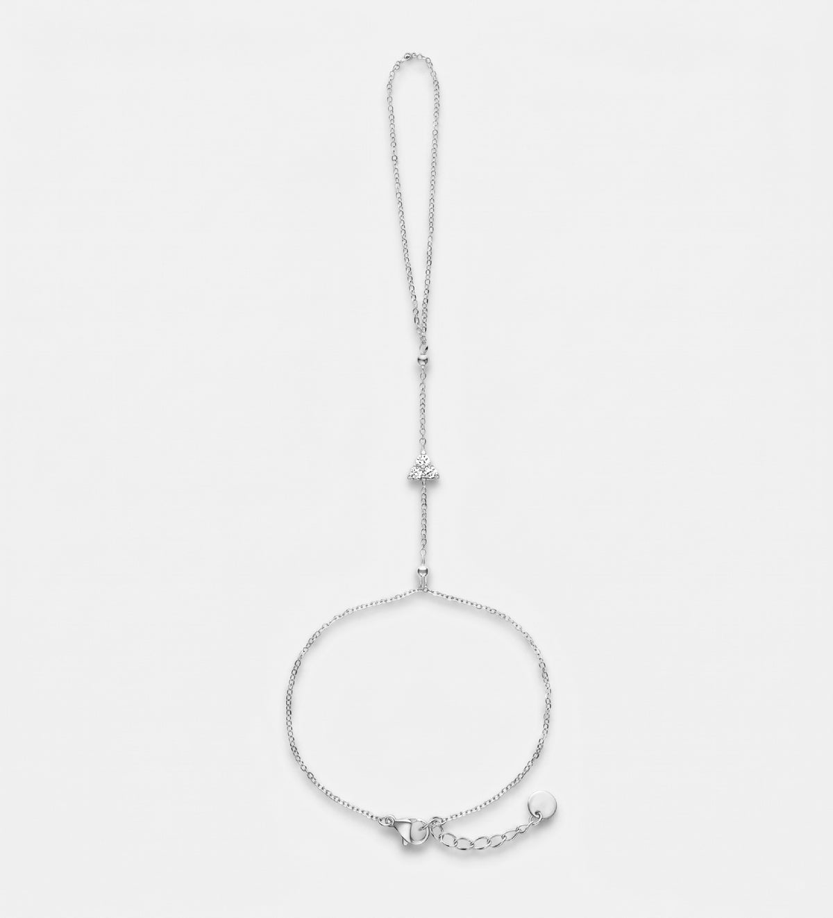 Iman Hand Chain in Silver - Ash & Harry