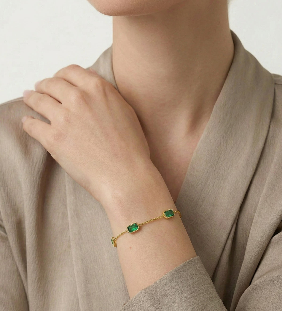 Irish Emerald Bracelet - Ash & Harry