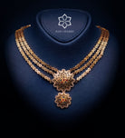 Jihan Golden Luxury Bridal Full Set with High Quality Zircon Stones and 18K Gold Plated - Ash & Harry