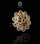 Jihan Golden Luxury Bridal Full Set with High Quality Zircon Stones and 18K Gold Plated - Ash & Harry