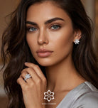 Lotus Cluster Full Set in Silver - 2 Items - Ash & Harry