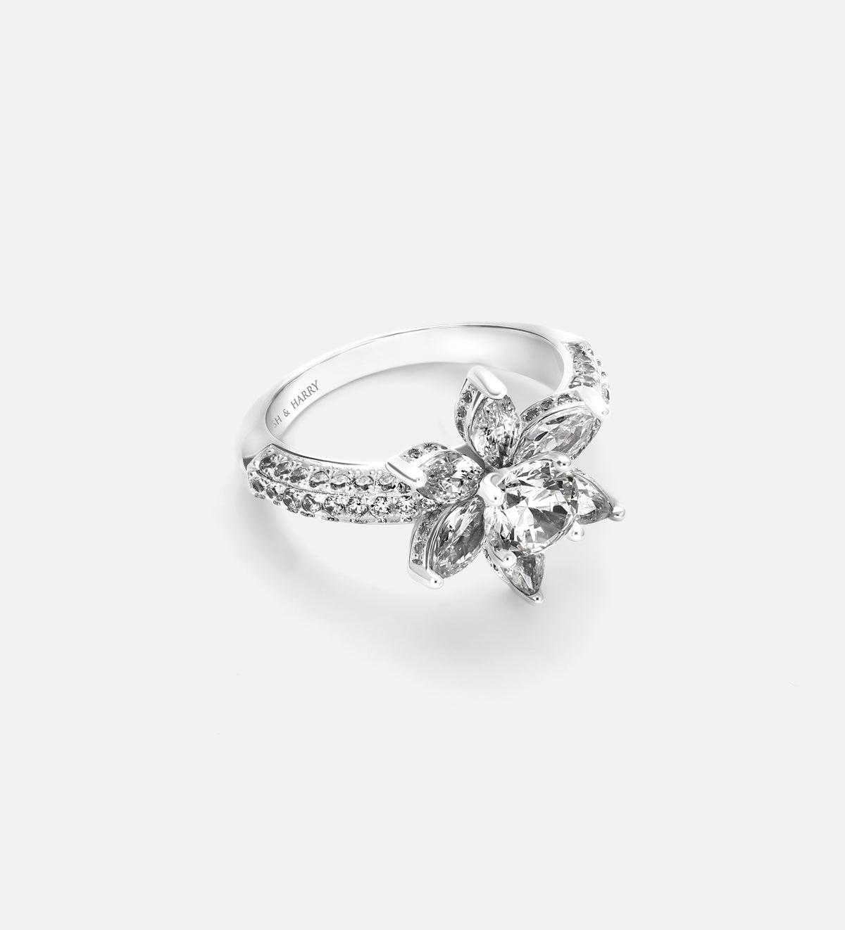 Lotus Cluster Full Set in Silver - 2 Items - Ash & Harry