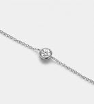 Lumi Dot Hand Chain in Silver With High Quality Simulated Diamonds - Ash & Harry