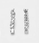 Marquise Cascade Drop Earrings with High Quality Certified Simulated Diamonds In 925 Silver - Ash & Harry