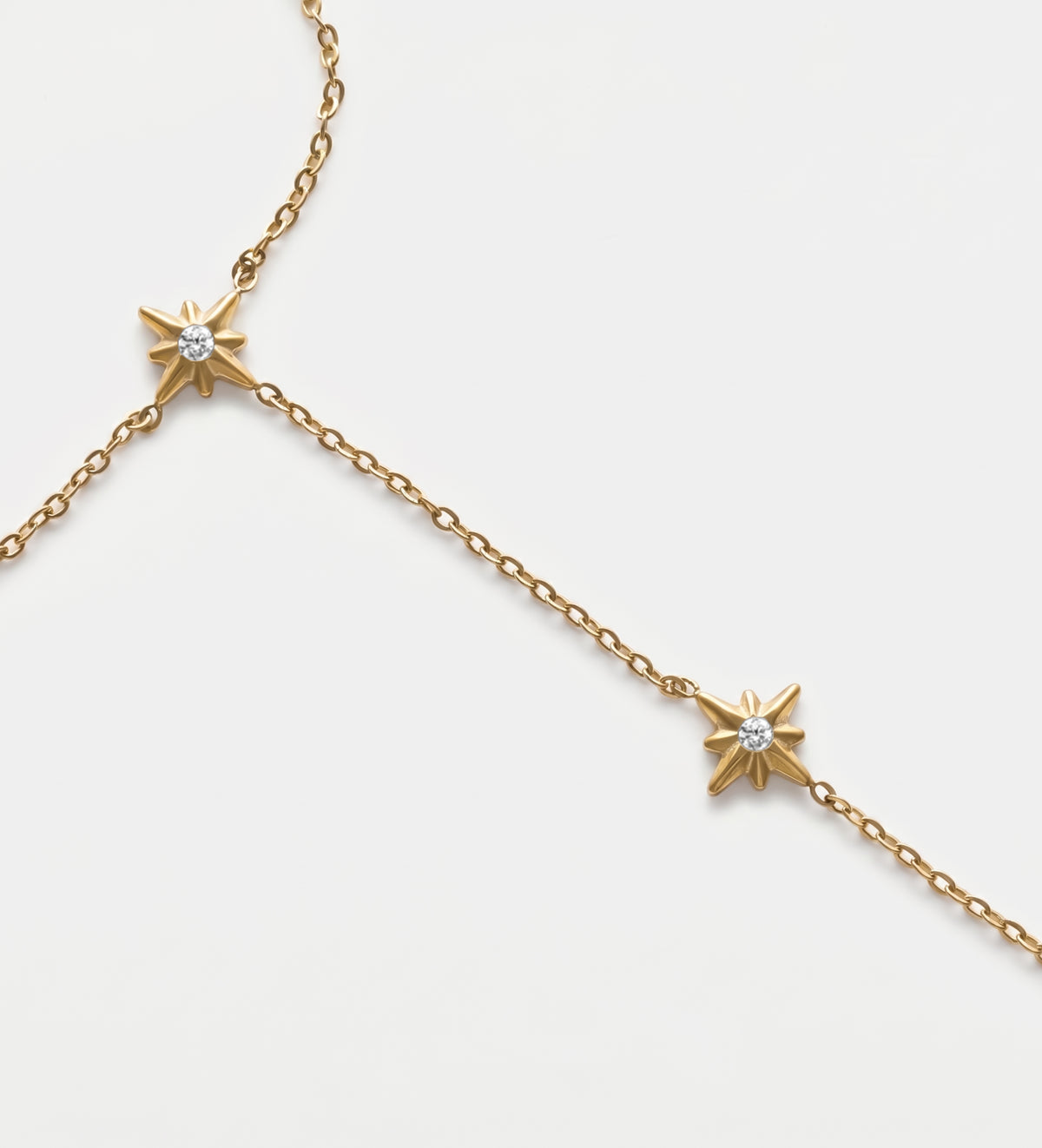 Najma Hand Chain in Gold With High Quality Simulated Diamonds - Ash & Harry