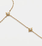 Najma Hand Chain in Gold With High Quality Simulated Diamonds - Ash & Harry