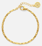 Anchor Chain Bracelet in 18k Gold Plating on 925 Silver - Ash & Harry
