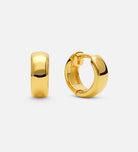 Bold Huggie Hoops in 18k Gold Plating on 925 Silver - Ash & Harry
